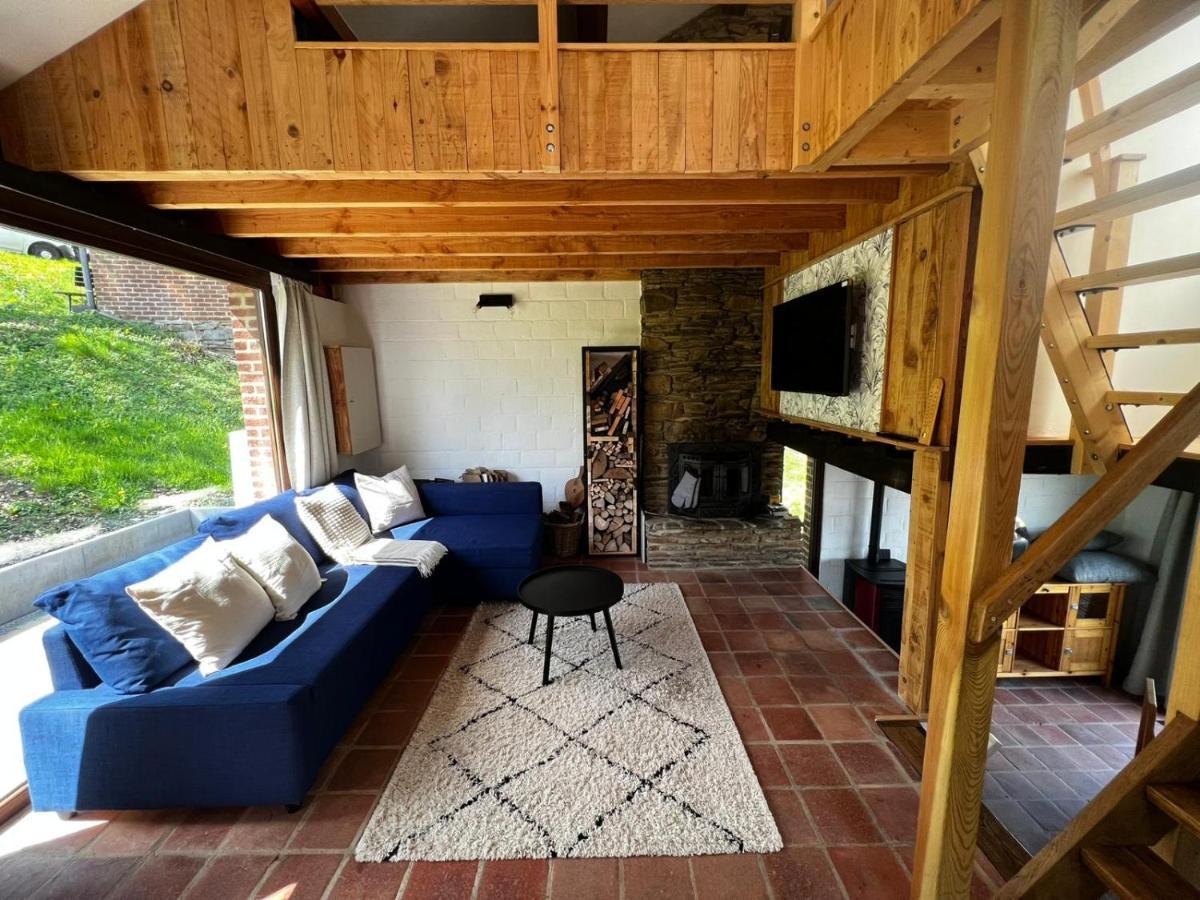 La Cabane D'Helie - Cottage En Pleine Foret - Domaine Du Bonsoy Hastiere-par-dela Exterior foto