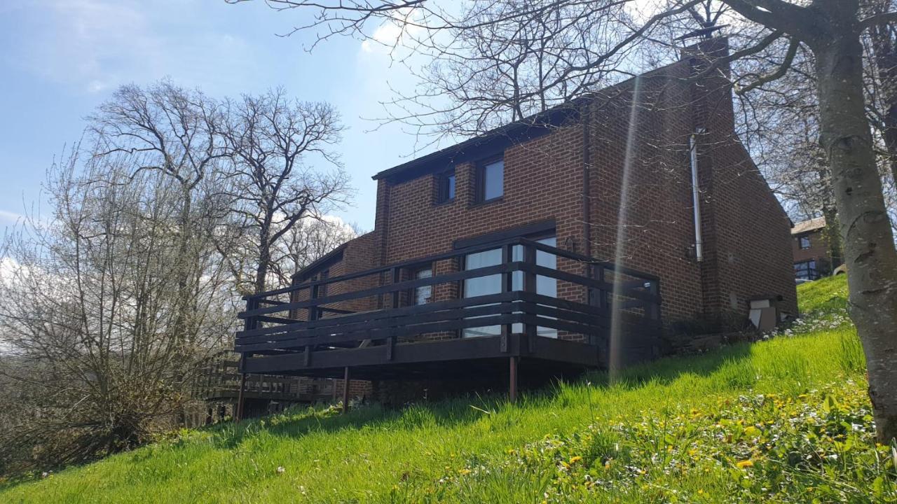 La Cabane D'Helie - Cottage En Pleine Foret - Domaine Du Bonsoy Hastiere-par-dela Exterior foto